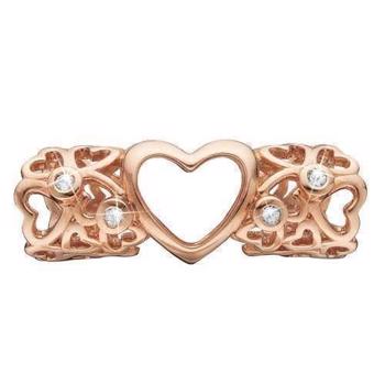 Christina Forever Ever charm – rosaforgyldt sølv, 6 mm til Classic læderarmbånd